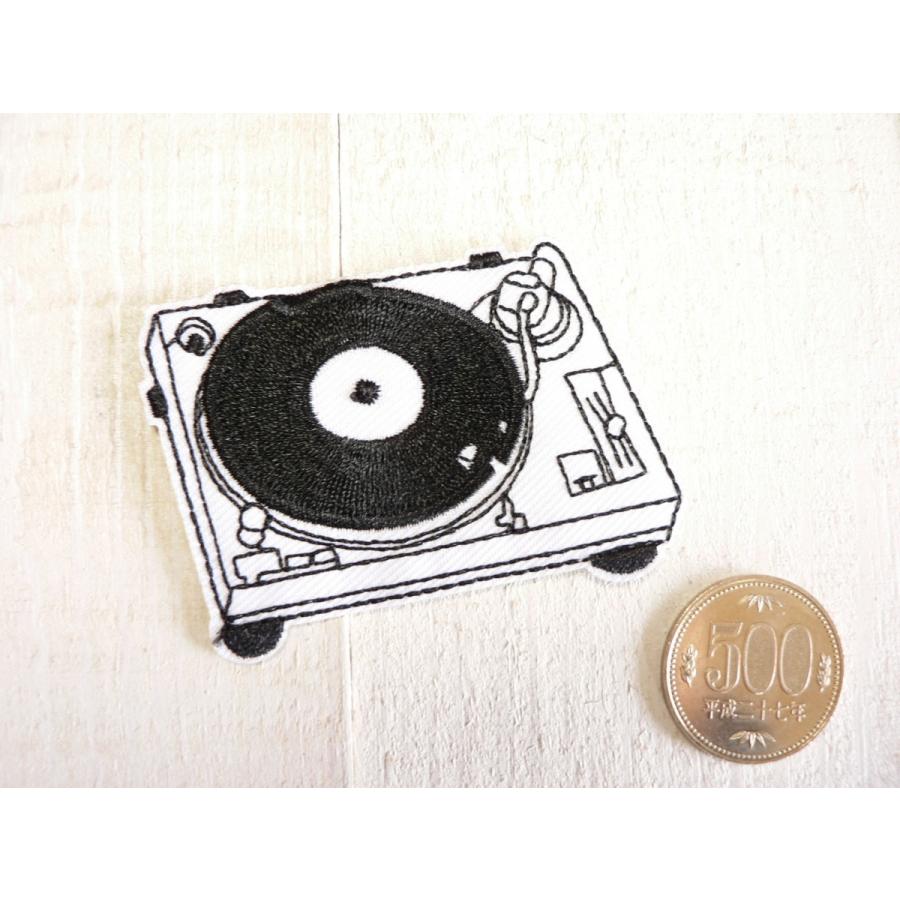 ワッペン レコード アイロンワッペン アナログ 音楽♪ レコード