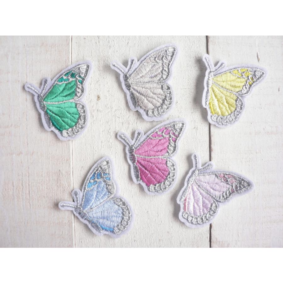 ちょうちょ ちょう 蝶 チョウ Cセット 6枚 縫い付け ワッペン 手芸 アイロンパッチ 生き物 Wap11 676 ブーブーハウス Yahoo 店 通販 Yahoo ショッピング