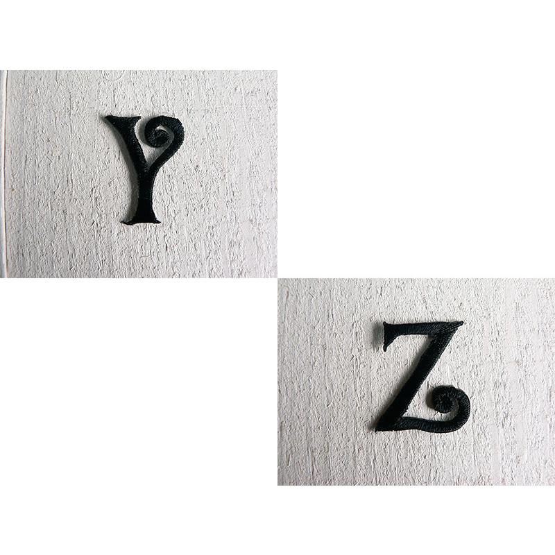 ワッペン 英文字 クルクルっと可愛いアルファベット ブラック 黒 A Zを選んでください Wap14 Kuru Bk ブーブーハウス Yahoo 店 通販 Yahoo ショッピング