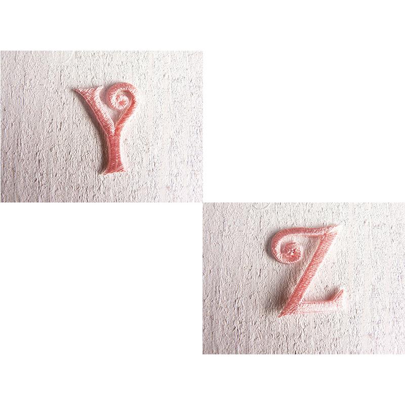 ワッペン 英文字 クルクルっと可愛いアルファベット ピンク A Zを選んでください Wap14 Kuru Pk ブーブーハウス Yahoo 店 通販 Yahoo ショッピング