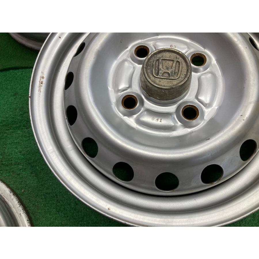 4664 手渡し大歓迎!! ホンダ N-VAN アクティバン ザッツ ライフ 等 12インチ 3.50B +40 スチールホイール 4本 ...