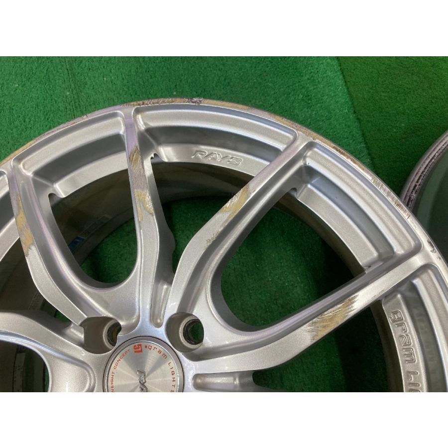 RAYS gramLIGHTS 57S 17インチ 5h 100 手渡しのみ