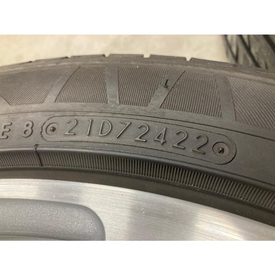 □5755 バリ山 2022年製 サマータイヤ PROXES FD1 225/45R19 VENATICI 19インチ 8.5J +45 5穴 114.3 アルミホイール アルファード 等｜booboousedwheel｜08