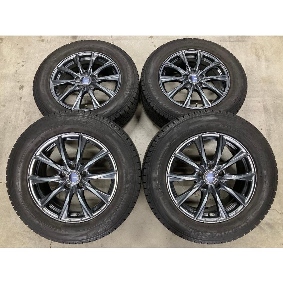バリ山　スタッドレスタイヤ 17インチ 225/65 バリ山国産スタッドレス225/65R17 タイヤ4本のみ。ダンロップ