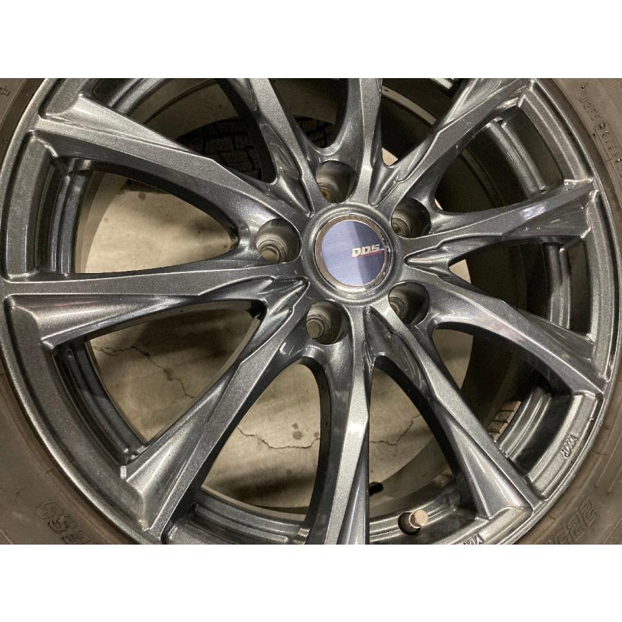 □6616 バリ山 美品 2020年製 スタッドレス 225/65R17 CX-5  