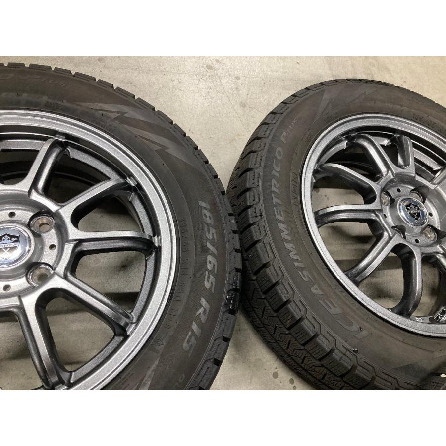 □6731 バリ山 2021年製 スタッドレス 185/65R15 ESTROSA アクア □6731 バリ山 2021年製 スタッドレス 185/65R15 ESTROSA アクア