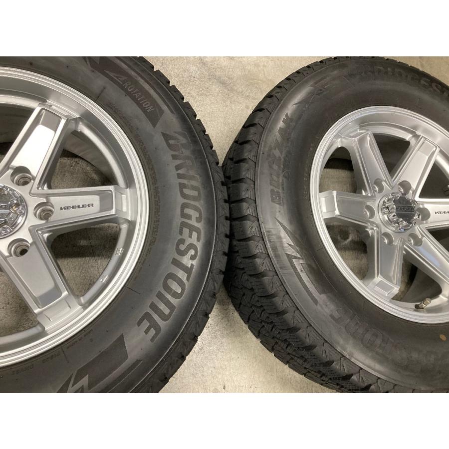 美品ホイール付バリ山スタッドレス265/65R17 8J