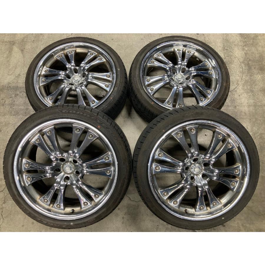 □7597 バリ山 MKW MK-9 アルファード ヴェルファイア 等 20インチ 8.5 