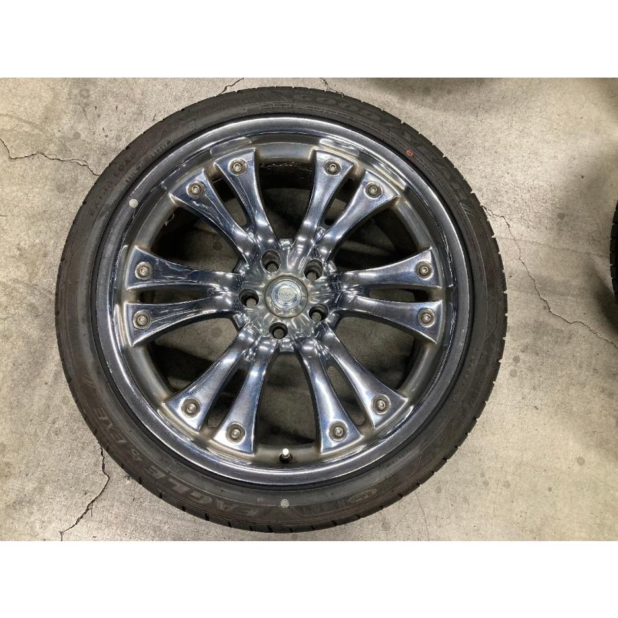 □7597 バリ山 MKW MK-9 アルファード ヴェルファイア 等 20インチ 8.5 