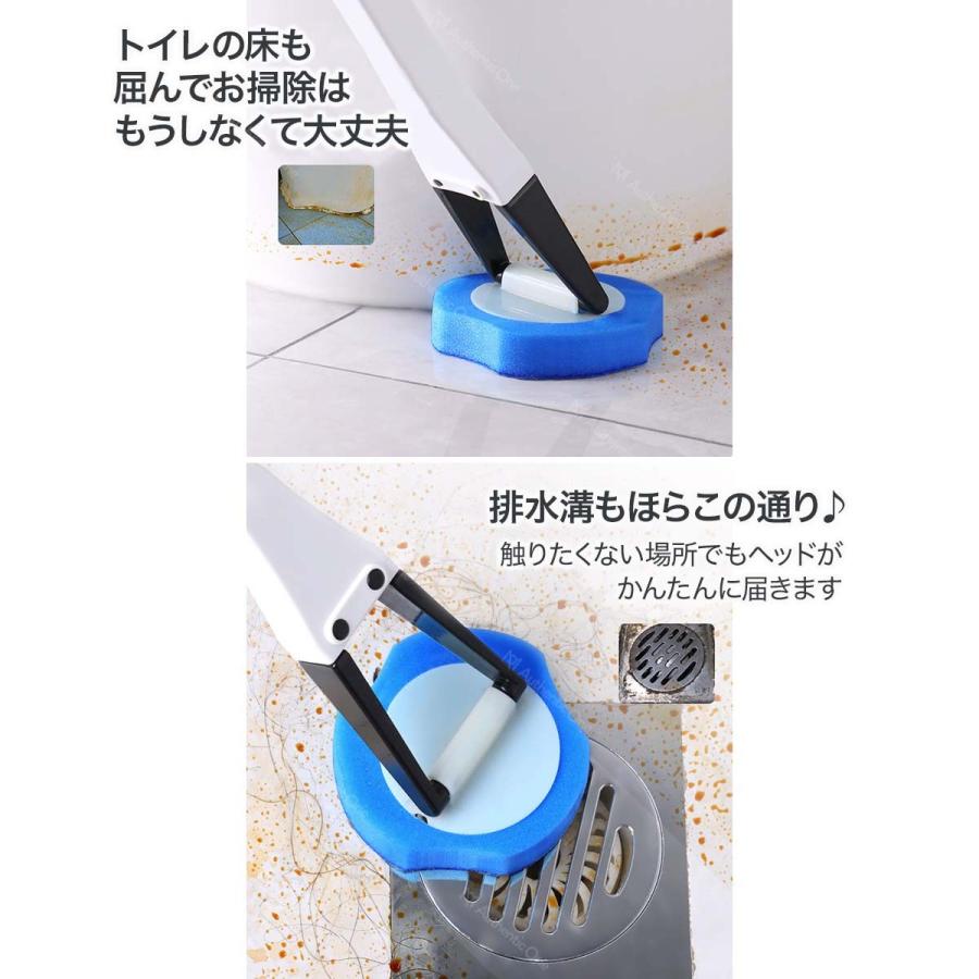 トイレブラシ おしゃれ 収納 使い捨て トイレブラシセット 替え 清潔 トイレ トイレ洗剤 掃除用ブラシ 掃除用具 送料無料 収納ケース 掃除ブラシ コンパクト｜boogie-woogie-mall｜09