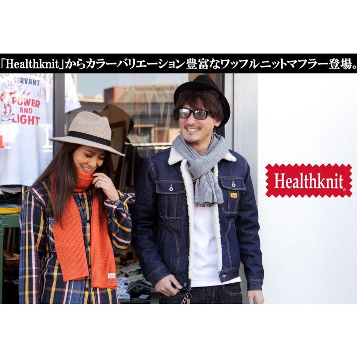 Healthknit ワッフル編みニットマフラー ヘルスニット メンズ アメカジ ブギースタイル 通販 Paypayモール