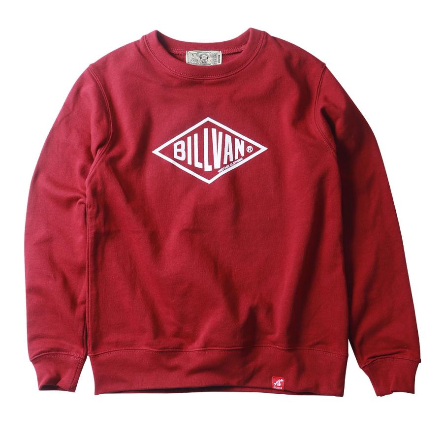 BILLVAN ビルバン アメカジ・定番ひし形ロゴ ミニ裏毛・ロングT BILLVAN ビルバン アメカジ・定番ひし形ロゴ ミニ裏毛・ロングT