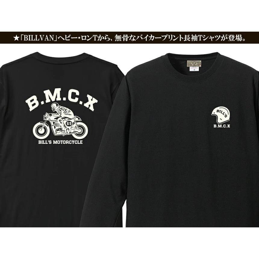 BILLVAN（ビルバン） B.M.C.X ヘビーウェイト バイカーズプリント 