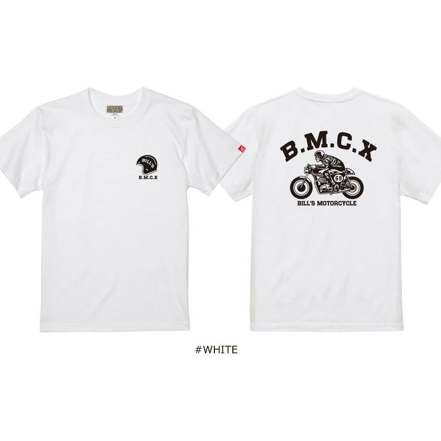 BILLVAN（ビルバン） B.M.C.X ヘビーウェイト バイカーズプリント 半袖 