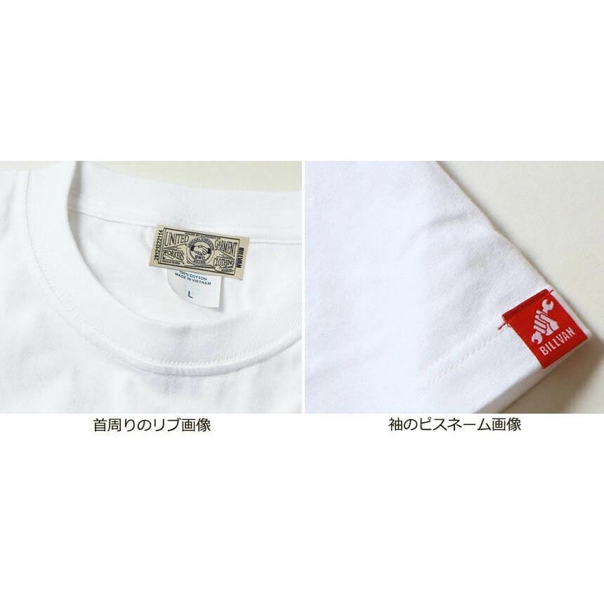 BILLVAN（ビルバン） B.M.C.X ヘビーウェイト バイカーズプリント 半袖 