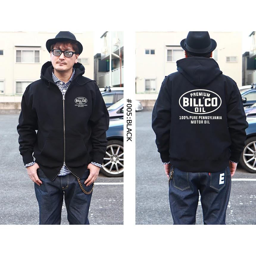 BILLVAN（ビルバン） BILLVAN BILLCO OIL 裏起毛ヘビースウェット ZIP