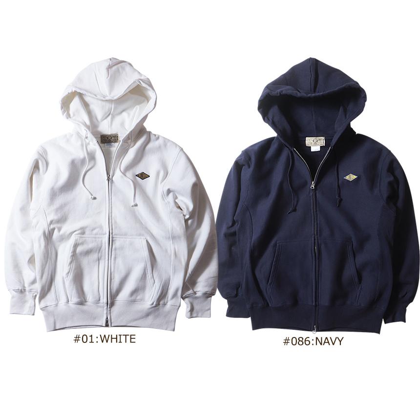 BILLVAN（ビルバン） リバースウィーブ 超ヘビー 裏起毛スウェットZIP