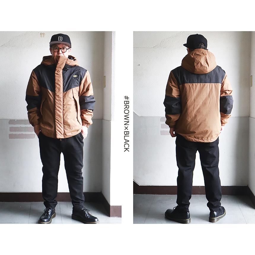 BILLVAN 防寒・ 防風シェルパーカー 中綿キルト・ジャケット ビルバン 