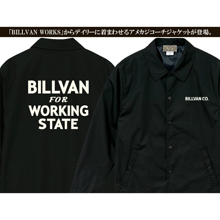 大輔アメガジ BILLVAN WORKS復刻ロゴTCウェザークロス・撥水コーチジャケット