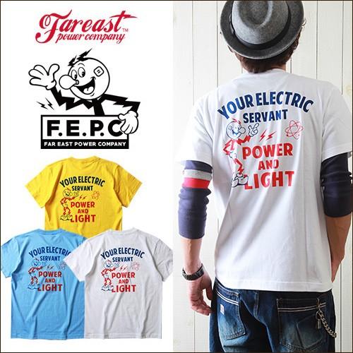 10%off】Tシャツ FAR EAST POWER COMPANY アメカジYOUR ELECTRICバック ...