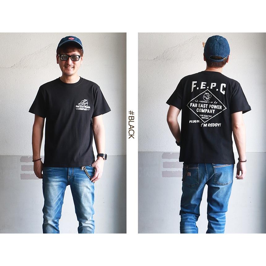 FEPC Tシャツ F.E.P.C バックダイヤプリント アメカジ ヘビーTシャツ 