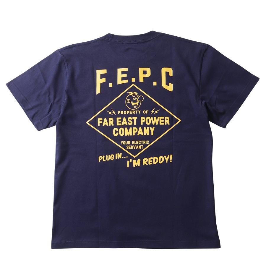 FEPC Tシャツ F.E.P.C バックダイヤプリント アメカジ ヘビーTシャツ 
