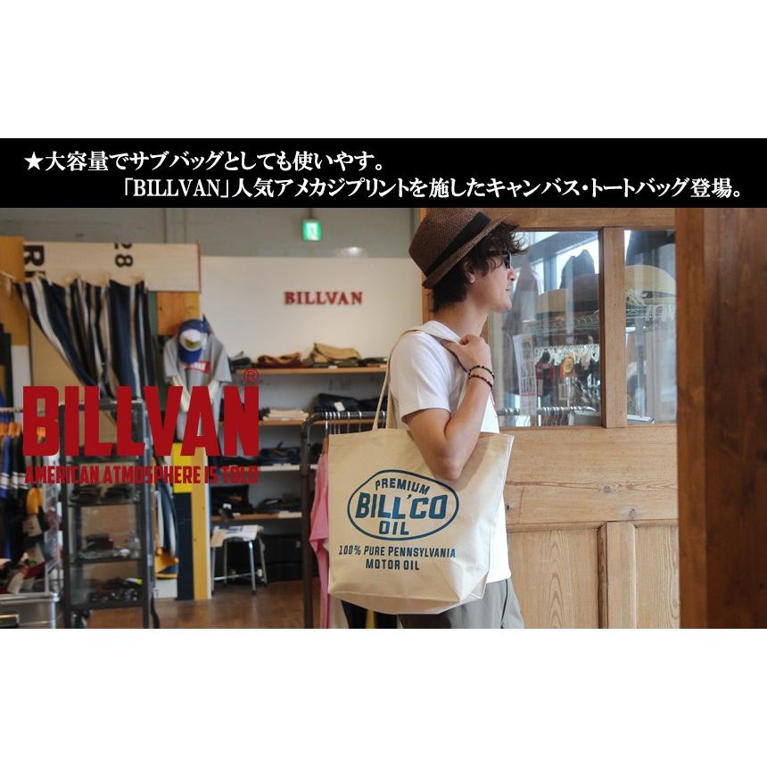 トートバッグ BILLVAN ナチュラル キャンバス オイル ワークスBILLCO ・エコバッグ｜boogiestyle｜06