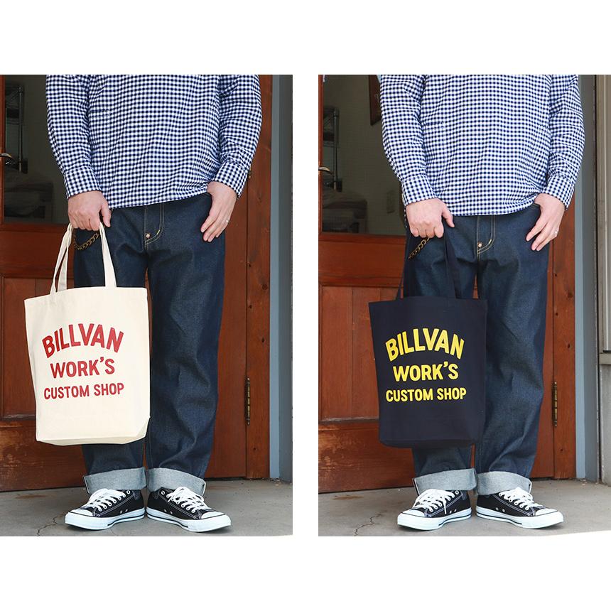 【スモールサイズ】BILLVAN ビルバン BILLVAN WORKS ナチュラル キャンバス トートバッグ ビルバン｜boogiestyle｜04