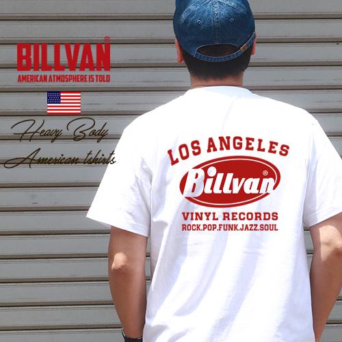 BILLVAN ビルバン VINYL盤 アメカジスタンダード半袖Tシャツ ヘビーボディー Tシャツ｜boogiestyle