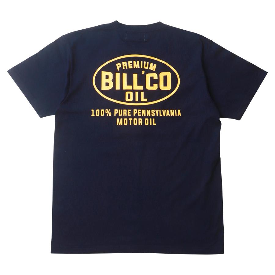 BILLVAN ビルバン オイル ワークスBILLCO バックプリントTシャツ
