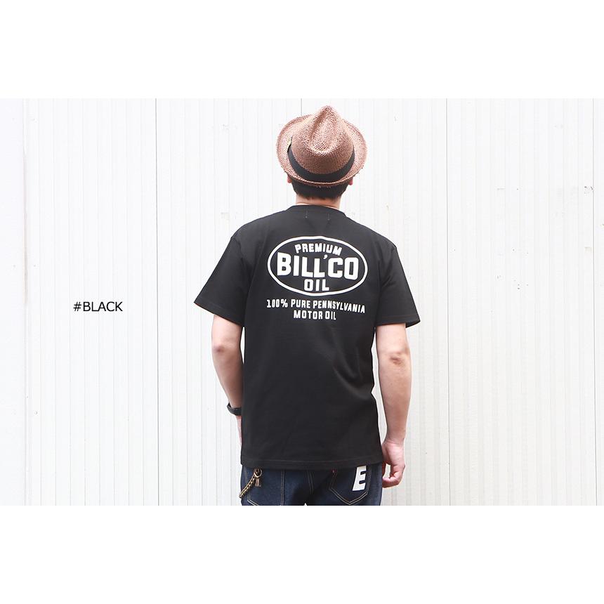 BILLVAN ビルバン オイル ワークスBILLCO バックプリントTシャツ 