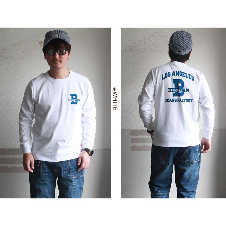 BILLVAN ビルバン L.A JEANS FACTORY ガゼット＆リブ付き ヘビーロングTシャツ 310346ls メンズ アメカジ｜boogiestyle｜04