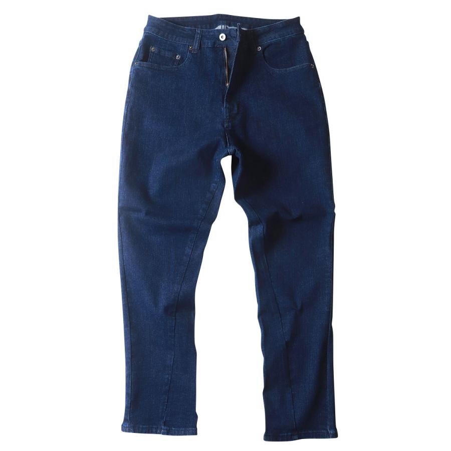 ボトム・テーパードスタイル ストレッチデニムパンツ ジーンズ  