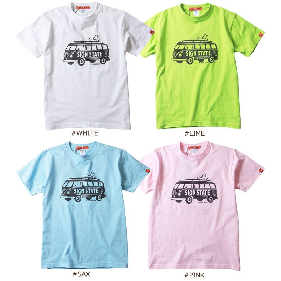 SIGN STATE ヘビーボディ On the Gulls バス プリント Tシャツ サインステート アメカジ サーフ メンズ アメカジ｜boogiestyle｜07