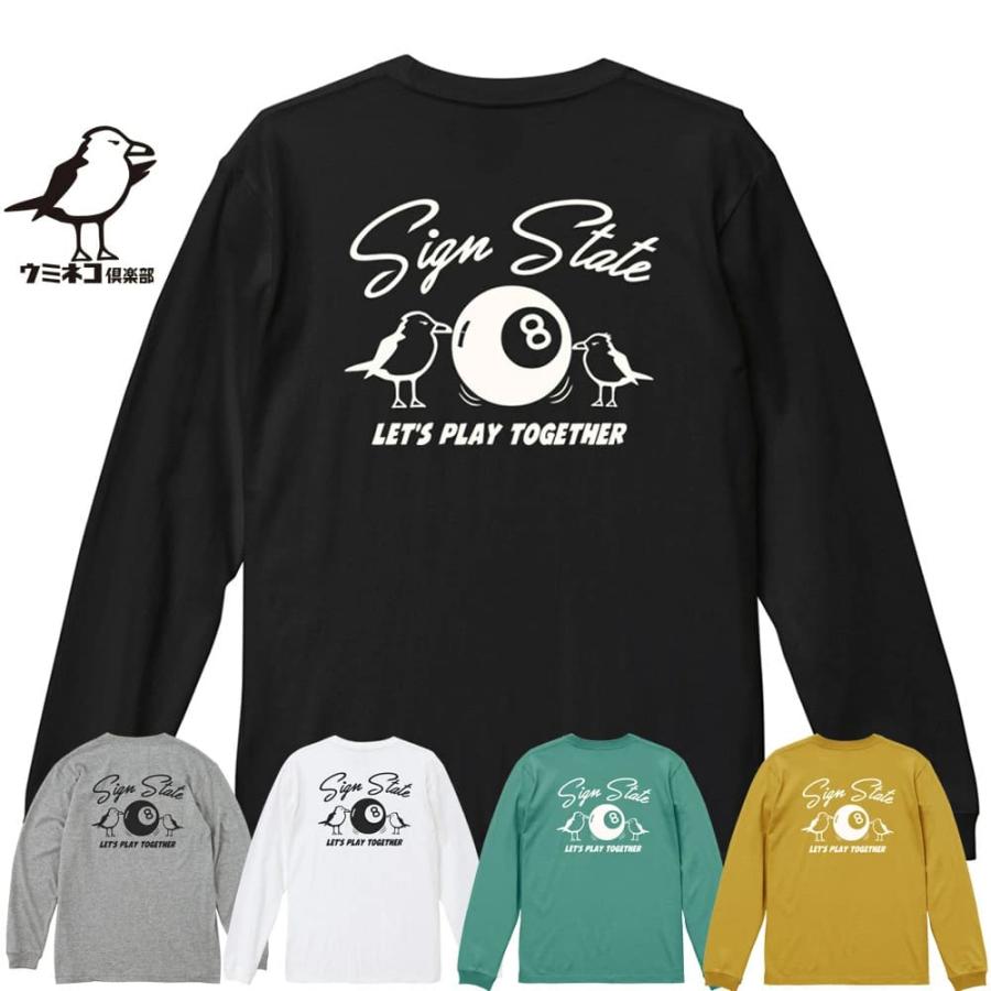 Sign State ヘビーボディ プレイタイム ビリヤード ロングtシャツ サインステート メンズ アメカジ ブギースタイル 通販 Paypayモール