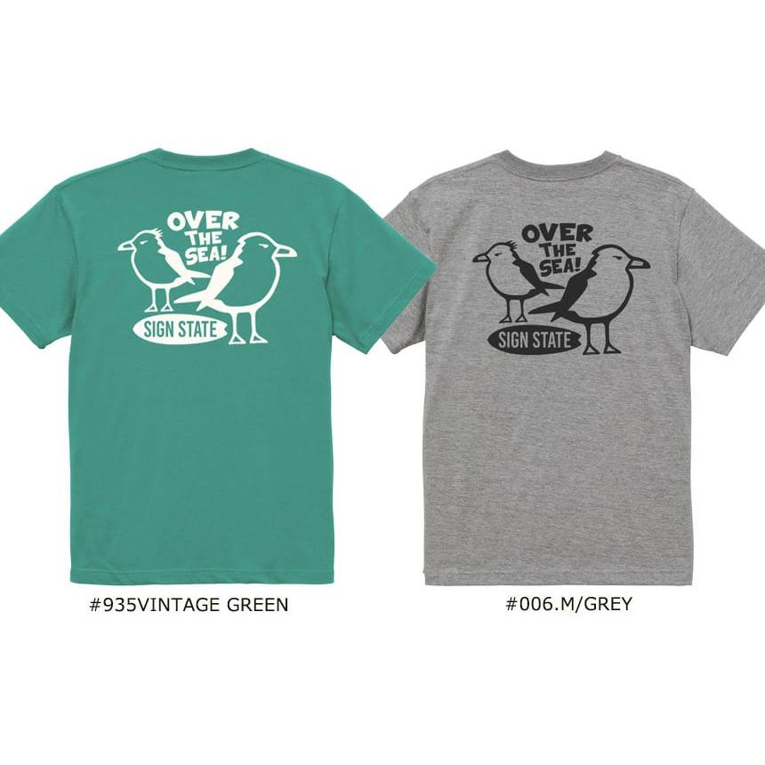 SIGN STATE（サインステイト） OVER THE SEA バックプリントTシャツ