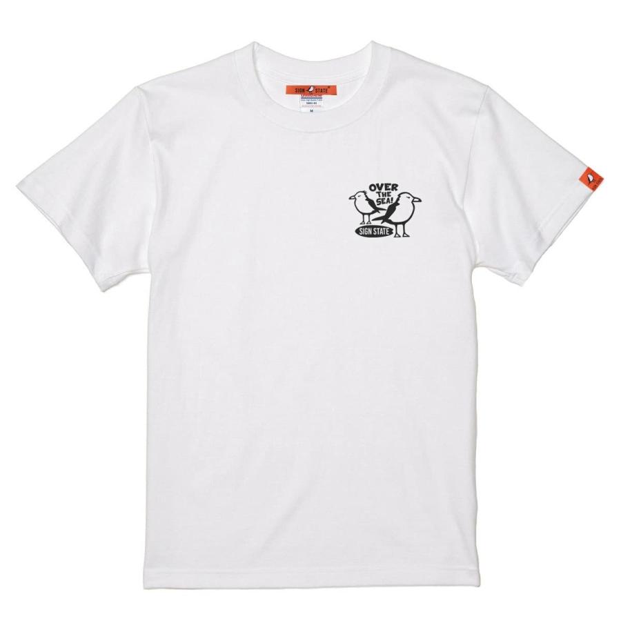 SIGN STATE（サインステイト） OVER THE SEA バックプリントTシャツ 