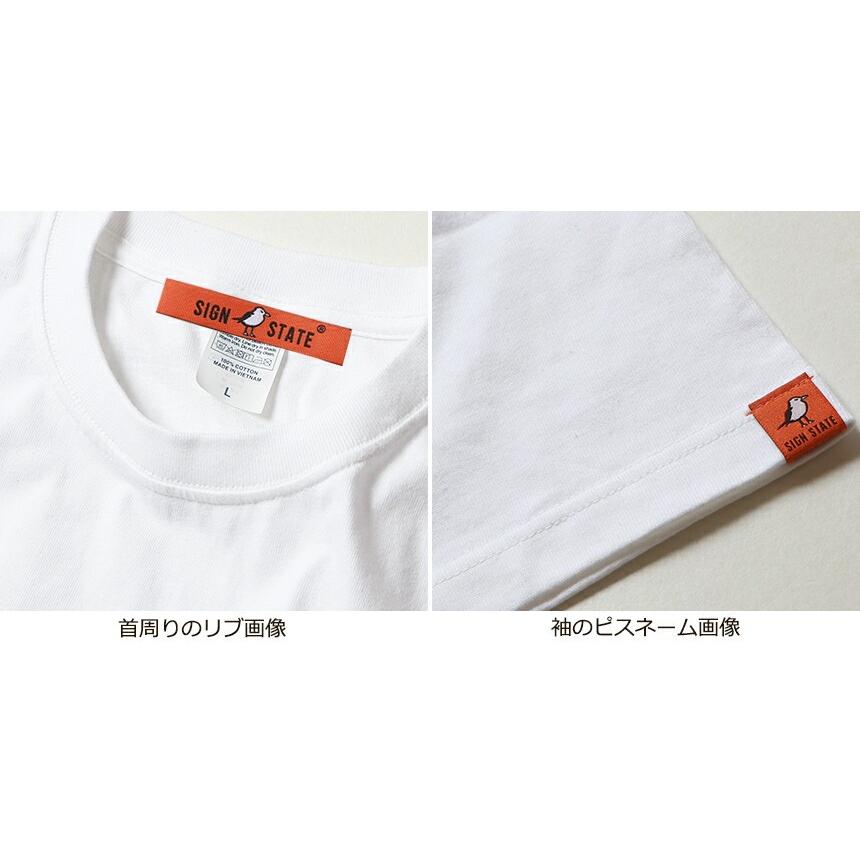 SIGN STATE フラッグ・鎌倉 ウミネコ倶楽部 ヘビーＴシャツ サインステート アメカジ tシャツ メンズ｜boogiestyle｜07