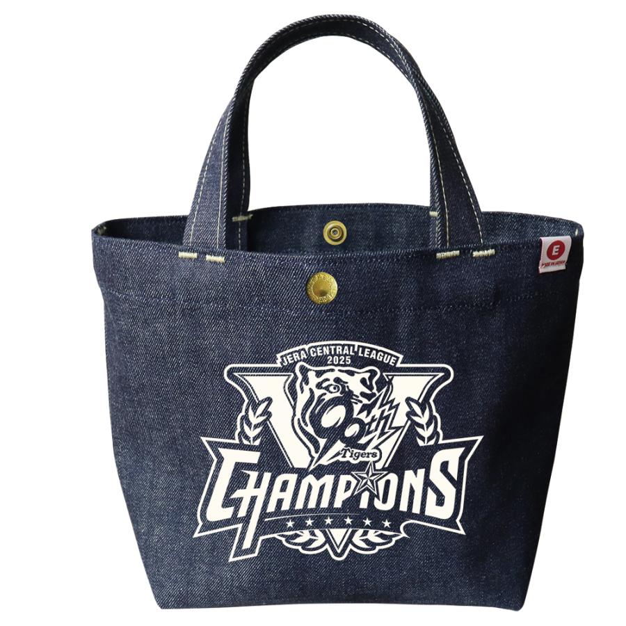 2025阪神タイガース・リーグ優勝記念ロゴ・デニムミニトートバッグ