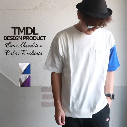 Tmdl 片袖配色 リメイクタッチ デザイン半袖tシャツ ブギースタイル 通販 Paypayモール