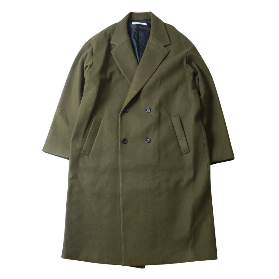 サンロクマル 360 ルーズシルエット メルトン チェスターコート