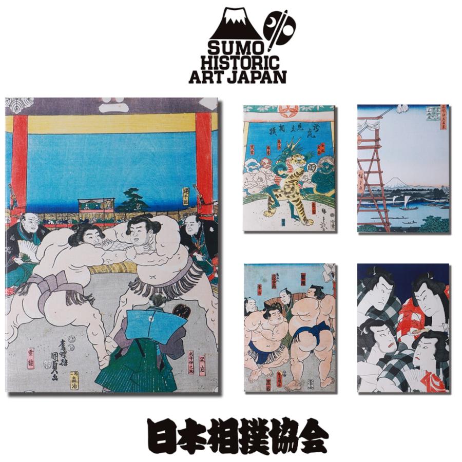 江戸相撲錦絵 キャンバス・アートパネル 浮世絵 日本相撲協会承認