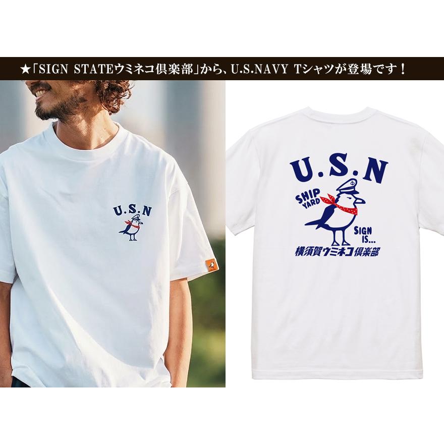 SIGN STATE（サインステイト） 横須賀 ウミネコ倶楽部 U.S.N Tシャツ