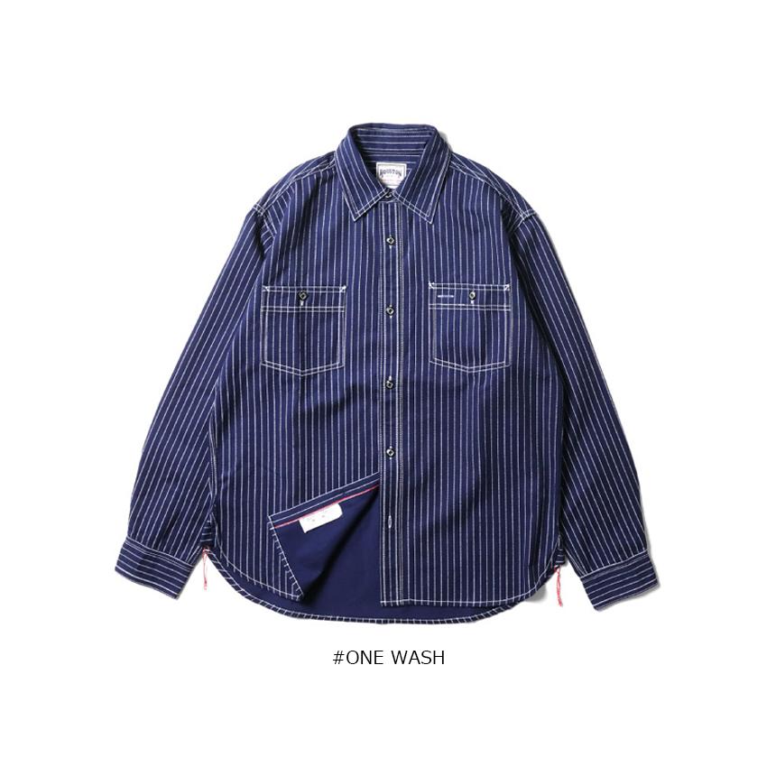 HOUSTON（ヒューストン） 41259 インディゴウォバッシュワークシャツ