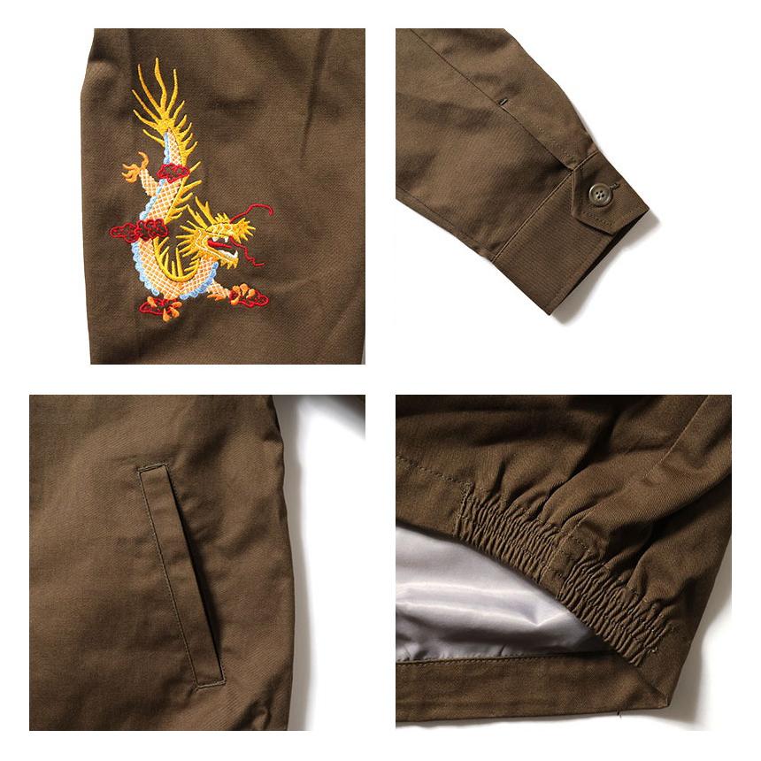 【KOSUKE‼️】HOUSTON ベトジャン 刺繍 虎 綿 麻 スカル HOUSTON（ヒューストン）の「HOUSTON ベトジャン(SKULL)（ブルゾン