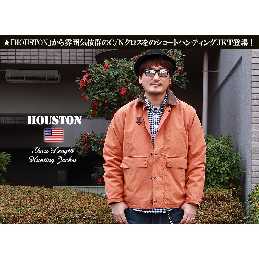 HOUSTON ヒューストン C/Nクロス ショート丈ハンティングジャケット｜boogiestyle｜02