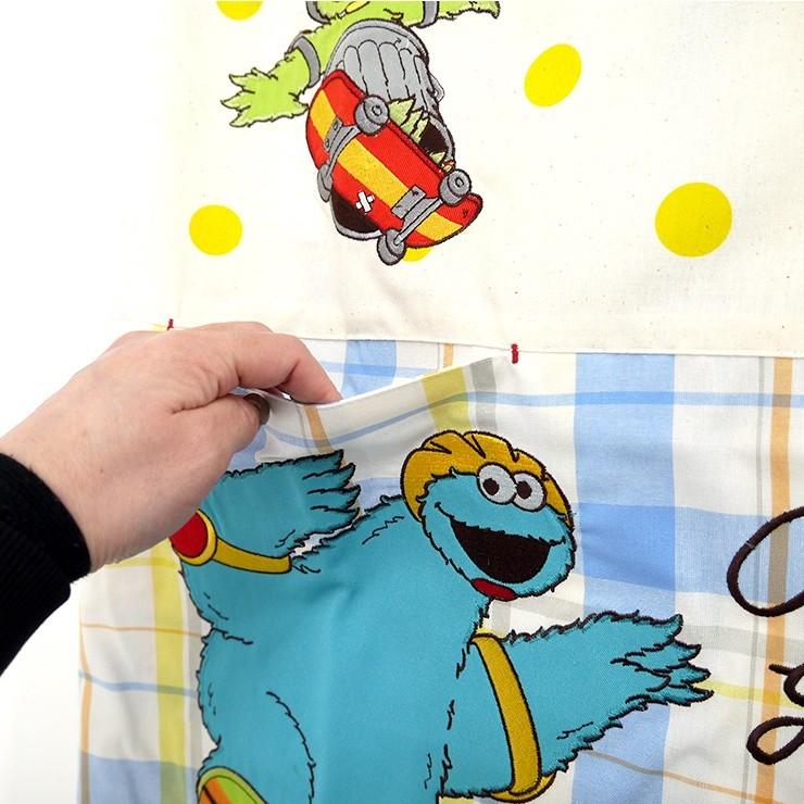 キャラクターエプロン セサミストリート エプロン チュニックエプロン スポーツ 刺繍 クッキーモンスター エルモ スケボー アップリケ プリント サイドボタン 大 バッグ エプロン ブギウギストア 通販 Yahoo ショッピング