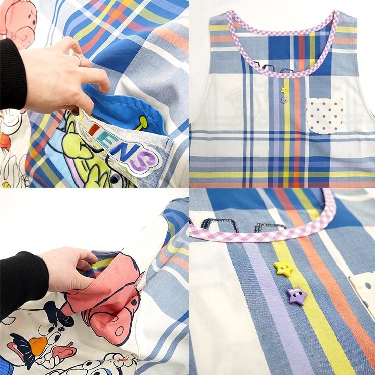 キャラクターエプロン トイストーリー エプロン チュニックエプロン シースルー 刺繍 リトルグリーンメン ポテトヘッド アップリケ プリント サイドボタン 大き バッグ エプロン ブギウギストア 通販 Yahoo ショッピング