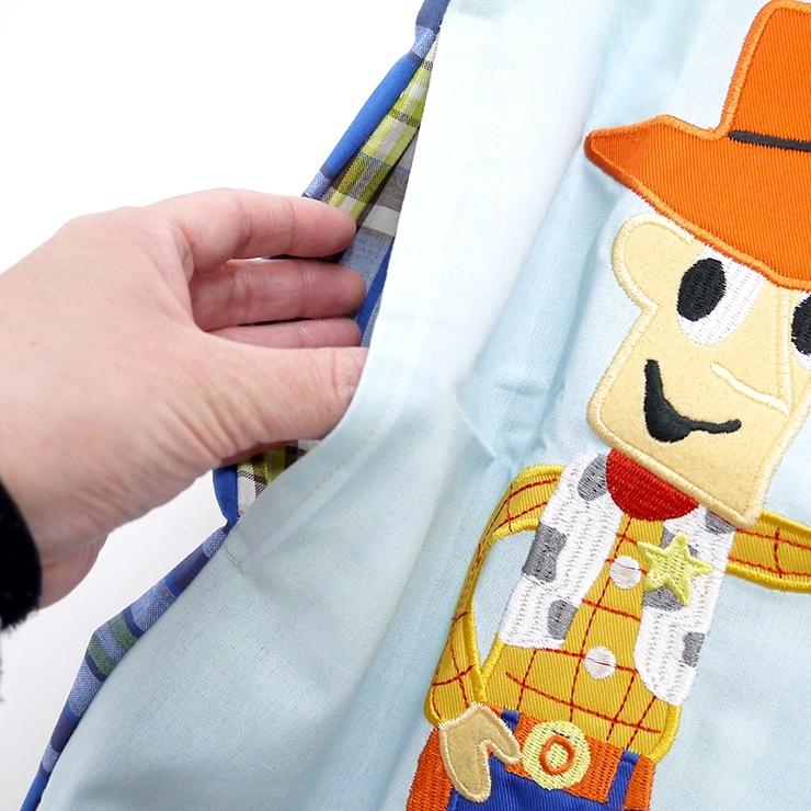 キャラクターエプロン トイ ストーリー エプロン わいわいくるりん Disney ディズニー アップリケ サイドボタン ラン型 幼稚園 保育士 給食 栄養士 調理師 先生 バッグ エプロン ブギウギストア 通販 Yahoo ショッピング