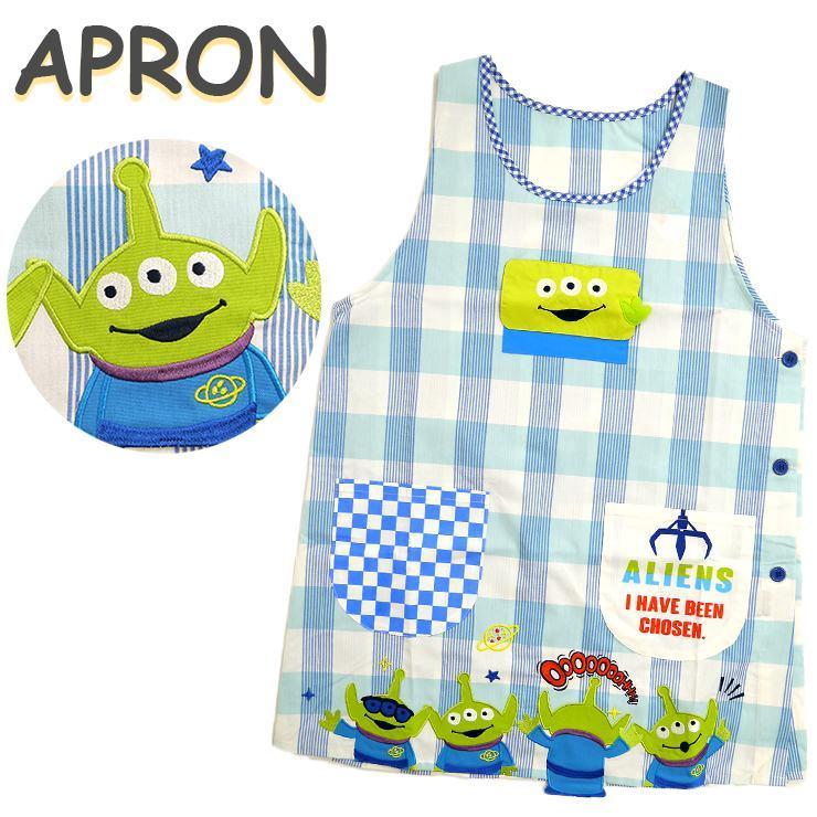 保育士エプロン リトルグリーンモンスター キャラクターエプロン エプロン Lgm トイストーリー アップリケ サイドボタン ラン型 幼稚園 保育士 給食 栄養士 調理 バッグ エプロン ブギウギストア 通販 Yahoo ショッピング
